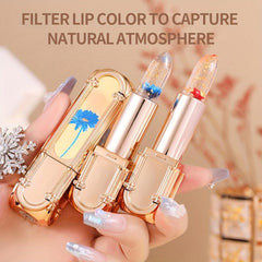 Long Lasting Jelly Lipstick Moisturizing Nourishing Lip Line Temperature Control