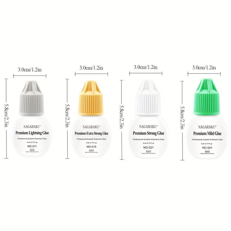 Gentle Eyelash Extension Glue 5ml 0.17 Oz Fast Drying Odorless Long Lasting