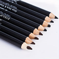 2pcs Eyebrow Pencil Carbon Eyeliner Dual Use Makeup Pen
