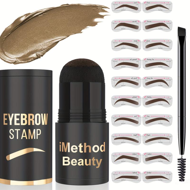 Eyebrow Stamp And Stencil Kit - Eyebrow Pomade - Eye Brow Shaping Kit