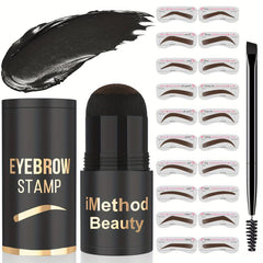 Eyebrow Stamp And Stencil Kit - Eyebrow Pomade - Eye Brow Shaping Kit