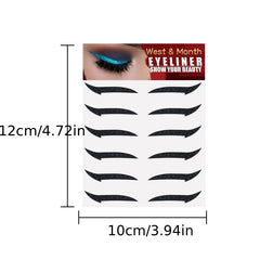 Reusable Glitter Eyeliner Stickers Lazy Eye Makeup Tool