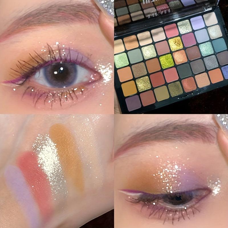 40-Color High Pigmented Eyeshadow Palette for Eye Makeup