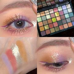 40-Color High Pigmented Eyeshadow Palette for Eye Makeup