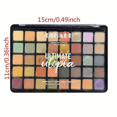 40-Color High Pigmented Eyeshadow Palette for Eye Makeup