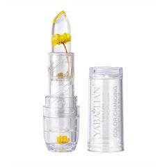 Crystal Flower Jelly Changing Lipstick Long Lasting Lip Care Moisturizer