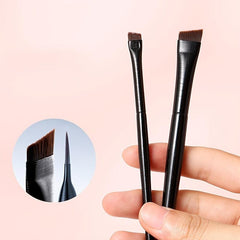 Angled Eyeliner & Eyebrow Brush - Ultra Thin Fiber Hair Makeup Tool