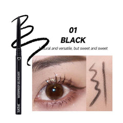 Waterproof Red Brown Eyeliner Gel Pencil Long Lasting Eye Makeup