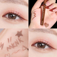 Waterproof Red Brown Eyeliner Gel Pencil Long Lasting Eye Makeup