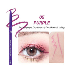 Waterproof Red Brown Eyeliner Gel Pencil Long Lasting Eye Makeup