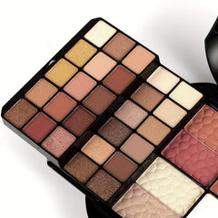 Leopard Pro Makeup Palette Blush Highlighter Powder Eyeshadow Set
