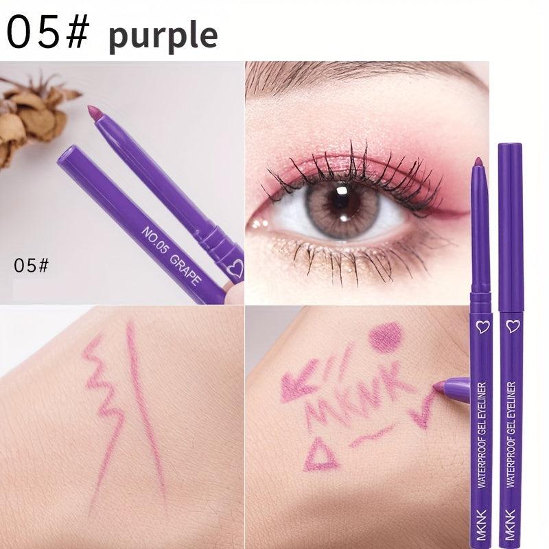 Waterproof Red Brown Eyeliner Pen Matte Long Lasting Makeup
