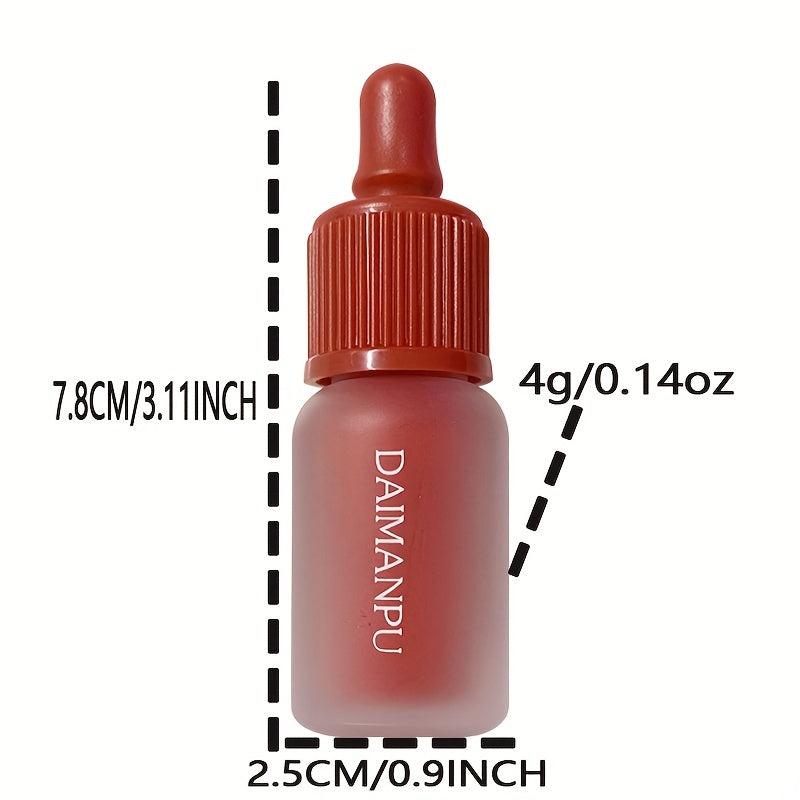 6 Colors Matte Velvet Lip Gloss Red Tone
