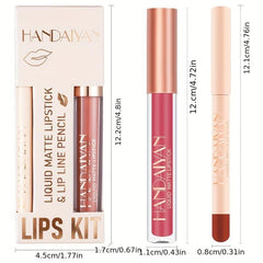 12 Color 3D Matte Lip Liner Pencil for Lipstick Eyeliner