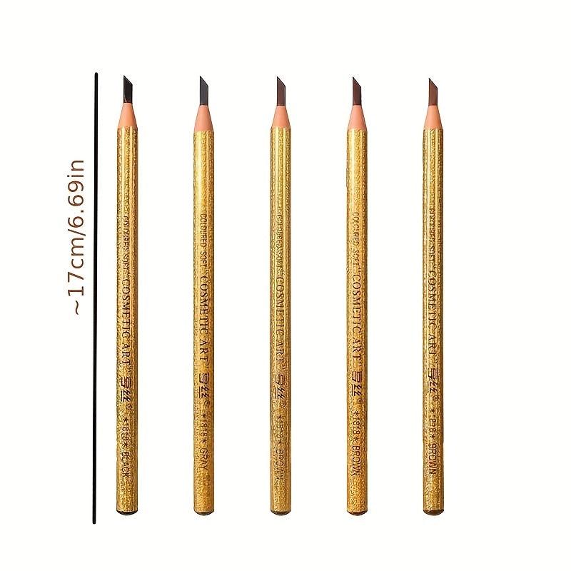 5 Colors Eyeshadow Pencil Drawstring Eyebrow Pen Waterproof Long Lasting Makeup
