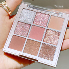 Pearly Matte Finish Eyeshadow Palette Warm & Cold Tone