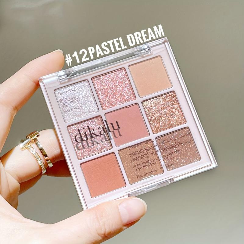 Pearly Matte Finish Eyeshadow Palette Warm & Cold Tone