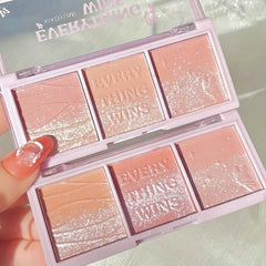 Shimmer Blush Natural Brightening Pearly Blush Radiant Face Cosmetics