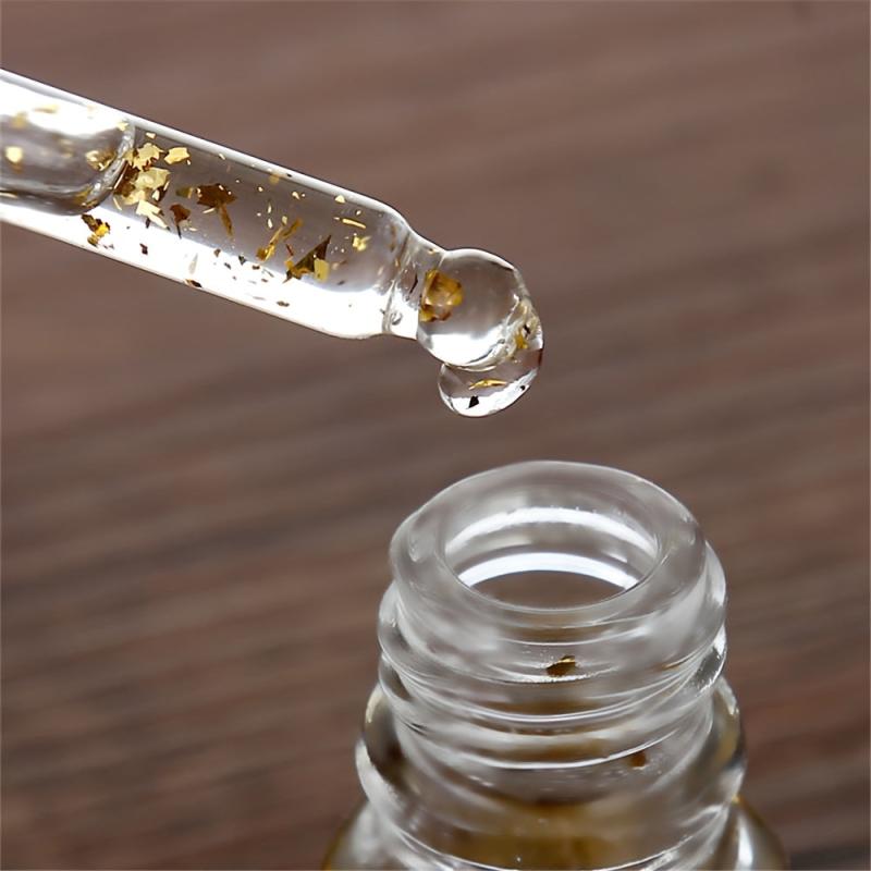 Golden Foil Sequin Makeup Primer Firming Skin Serum