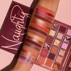 Reverse Rose 18-Color Eyeshadow Palette, Multiple Finishes, Brown, Golden, Pink