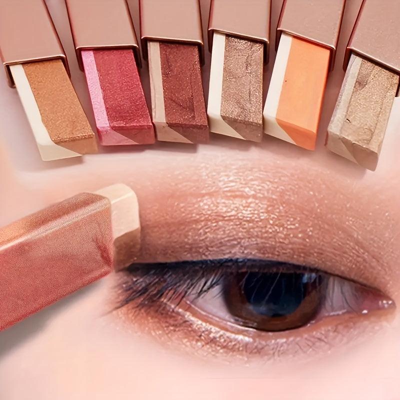Gradient Shimmer Eyeshadow Stick Waterproof Double Colour Eye Shadow Makeup Pen
