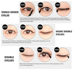 2-In-1 Gel Eyeliner Cream Anti Sweat Waterproof Matte