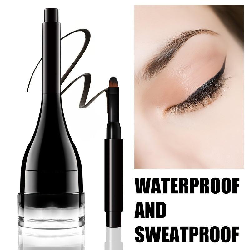 2-In-1 Gel Eyeliner Cream Anti Sweat Waterproof Matte