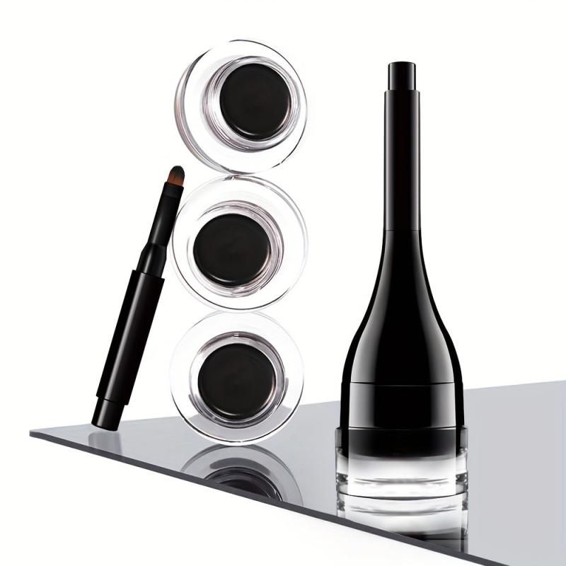 2-In-1 Gel Eyeliner Cream Anti Sweat Waterproof Matte