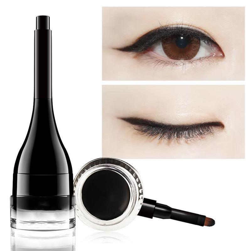 2-In-1 Gel Eyeliner Cream Anti Sweat Waterproof Matte