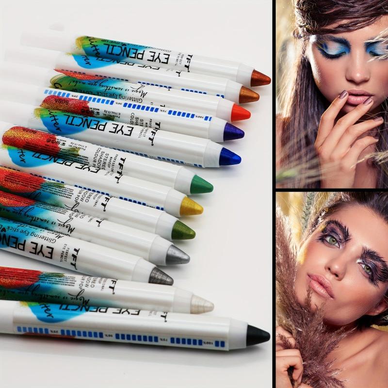 Long Lasting Sparkle Pearly Eyeshadow Pen Waterproof Smudge Proof Makeup Stick