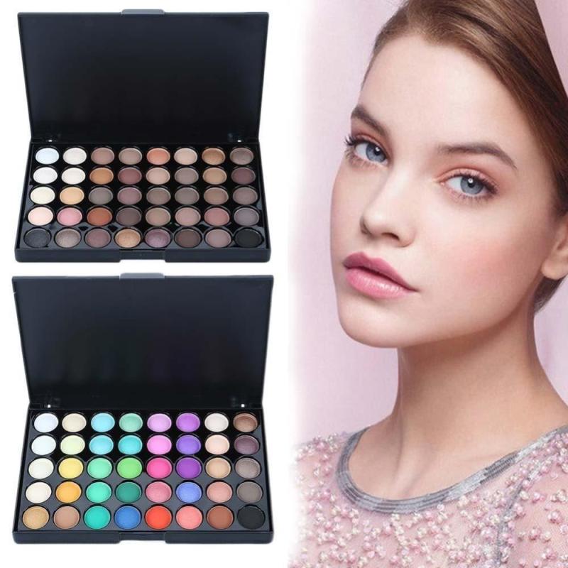 40 Colors Eyeshadow Palette Matte Shimmer Waterproof Makeup