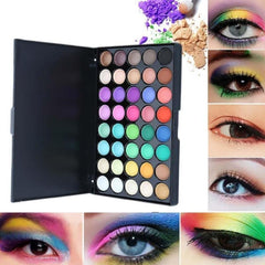 40 Colors Eyeshadow Palette Matte Shimmer Waterproof Makeup