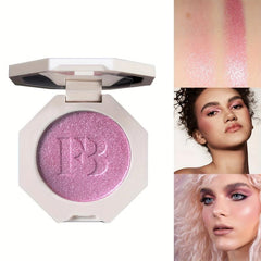 3D Pink Highlighter Blush Shimmering Body Highlighter Makeup Palette
