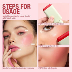 Long Lasting Blush Stick Moisturizing Lipstick