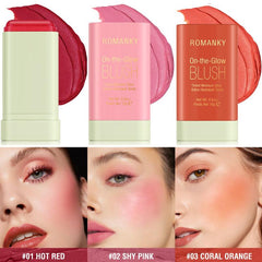 Long Lasting Blush Stick Moisturizing Lipstick