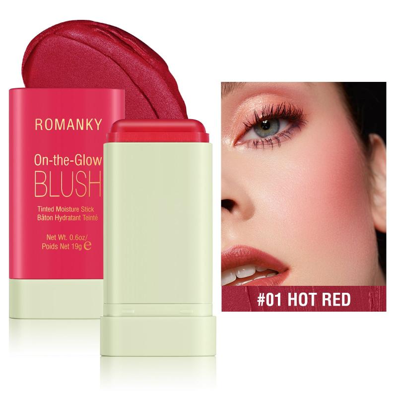 Long Lasting Blush Stick Moisturizing Lipstick