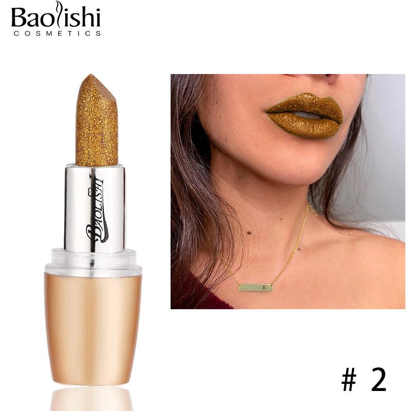 Temperature Changing Jelly Lipstick Golden Tube Packaging