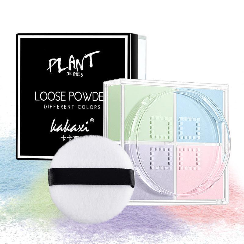 4 Grid Setting Powder Long Lasting Waterproof Face Contouring