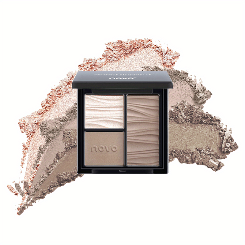 Taupe Brown Highlighter Eyeshadow Palette
