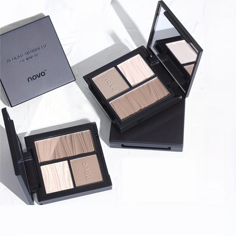 Taupe Brown Highlighter Eyeshadow Palette