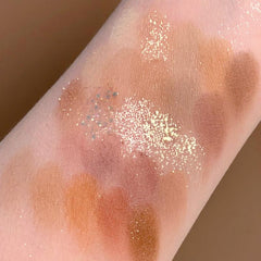 All-in-One 25-Color Highlight Blush Pearl Matte & Glitter Eyeshadow Palette