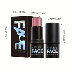 Matte Creamy Highlighter Stick for Face Blush Waterproof Long Lasting