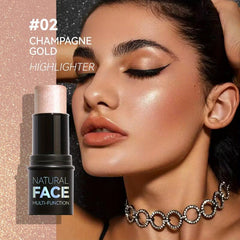 Matte Creamy Highlighter Stick for Face Blush Waterproof Long Lasting