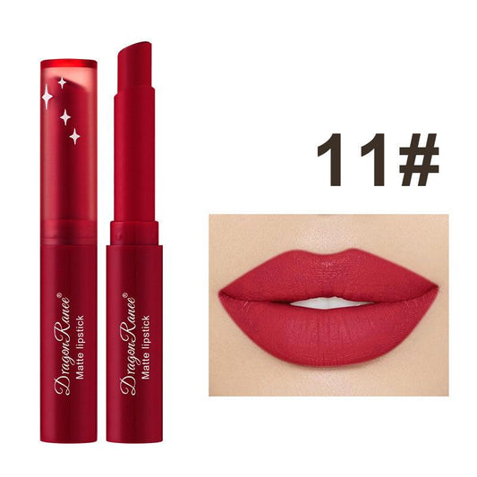 12-Color Matte Lipstick Set Moisture Smooth Stick Lip Crayon Makeup Collection
