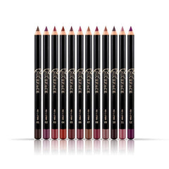 12 Nude Matte Lipstick Pencil Lip Contouring Waterproof