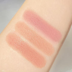 Secret Garden Tri Blush Eye Shadow Rose Milk Natural Matte Makeup