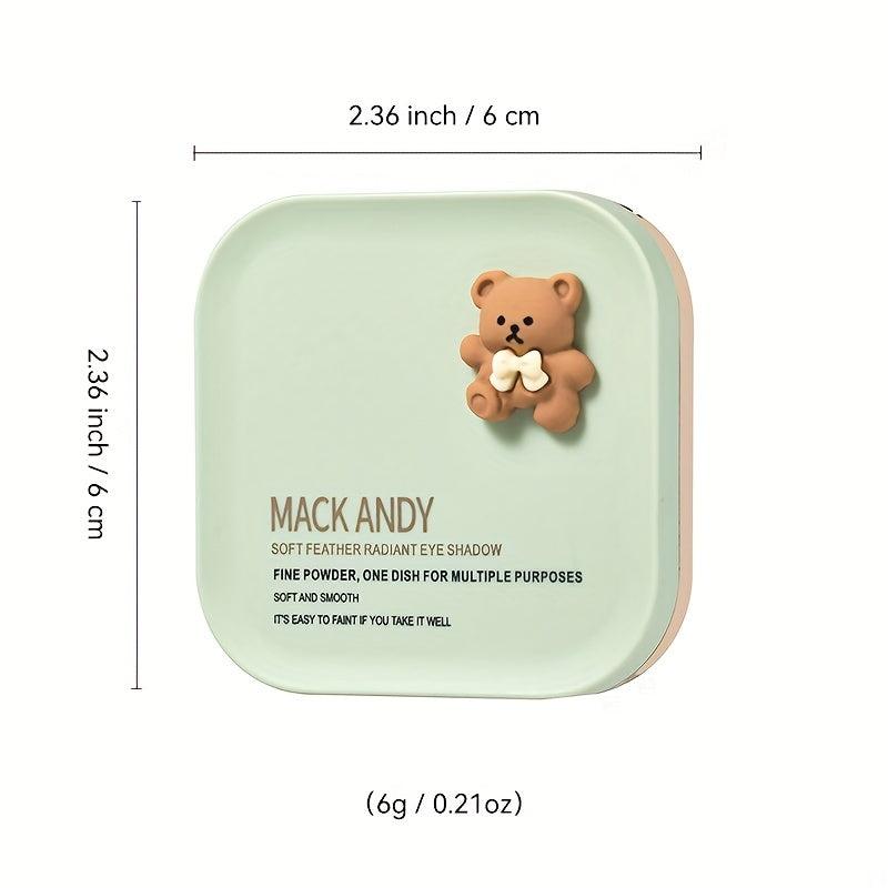 Bear 4 Colors Eyeshadow Palette Matte Shimmer Finsh