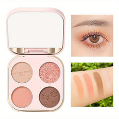 Bear 4 Colors Eyeshadow Palette Matte Shimmer Finsh