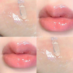 Crystal Shimmer Lip Tint Moisturizing Lip Plumper for Men and Women
