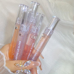 Crystal Shimmer Lip Tint Moisturizing Lip Plumper for Men and Women